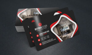 Interior-Design-Business-Card طراحی کارت ویزیت با هوش مصنوعی